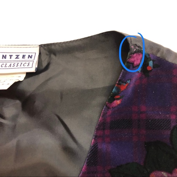 Velveteen Floral Vest - Picture 8 of 8